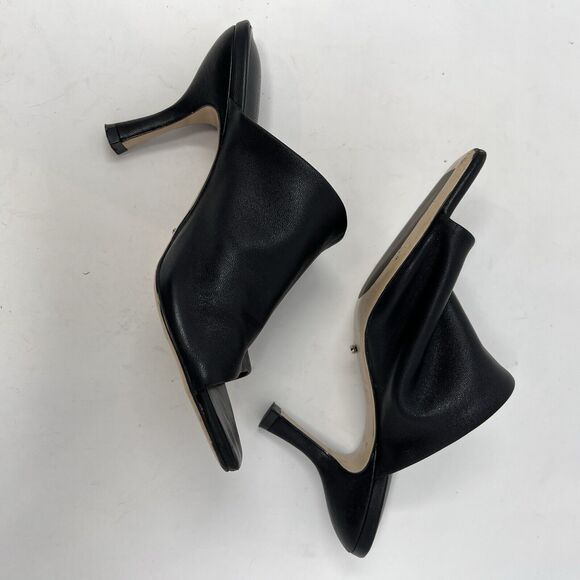 Tony Bianco Nappa Mule in Black Leather Size US 5 EUC Minimalist - Picture 7 of 11